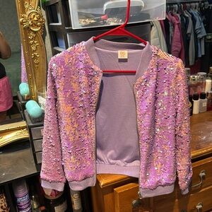 Girls sequin jacket